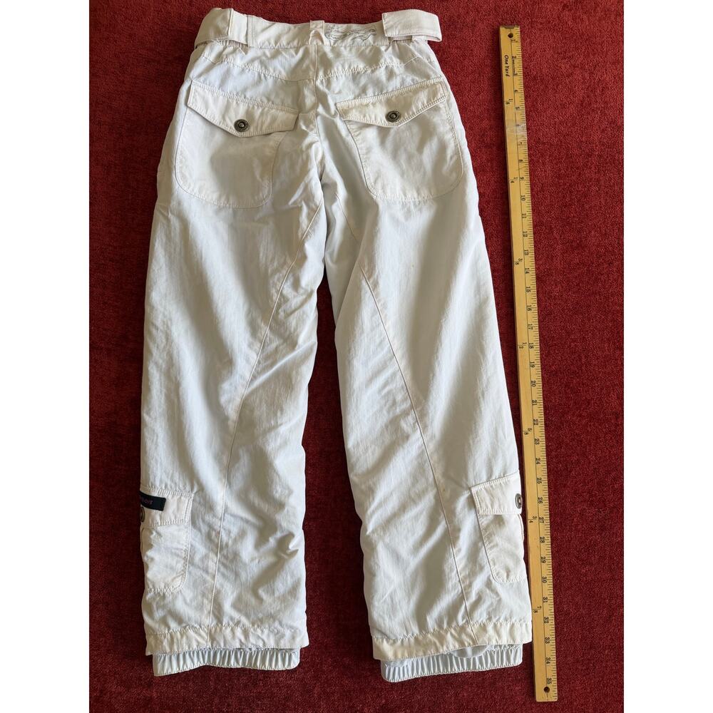 Body Glove White Insulated Snow/Ski Pants - Girl’s Size 10 - Vintage Style
